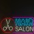 Neon Hair Salon Led Aydınlatma Tabela